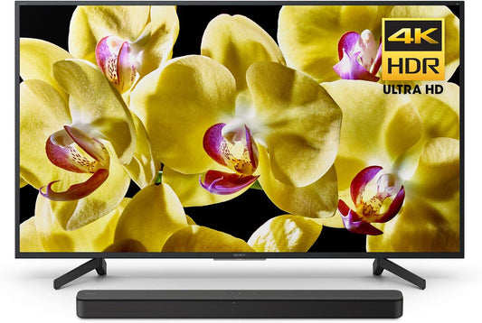 Sony XBR-55X800G 4K UHD Smart TV & HT-S100F Sound Bar Bundle