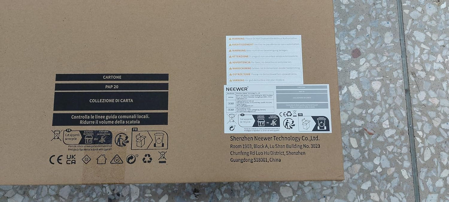 Neewer RL-18 18" LED Ring Light Kit with Stand & Filters