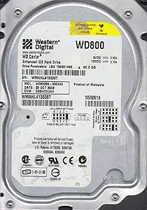 Western Digital WD800BB-53DKA0 80GB IDE Hard Drive