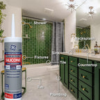 GE GE612 Tub & Tile Clear Silicone Sealant
