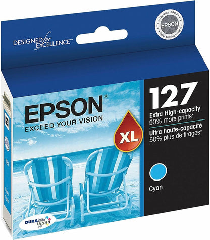 Epson T127220-S DURABrite Ultra Cyan Ink Cartridge