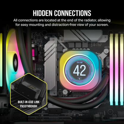 Corsair iCUE Link H170i LCD Liquid CPU Cooler