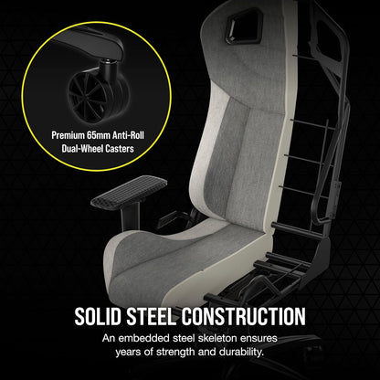 Corsair CF-9010058-WW T3 Rush Fabric Gaming Chair Gray