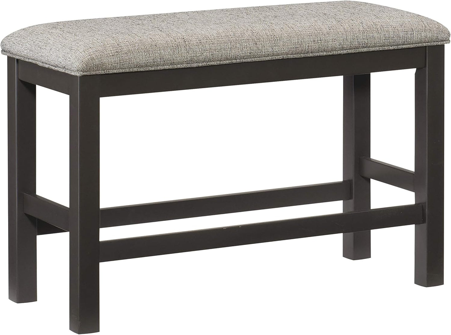Lexicon Mabury Counter Height Gunmetal Gray Dining Bench