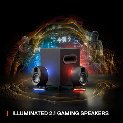 SteelSeries 61541 Arena 7 RGB Gaming Speakers