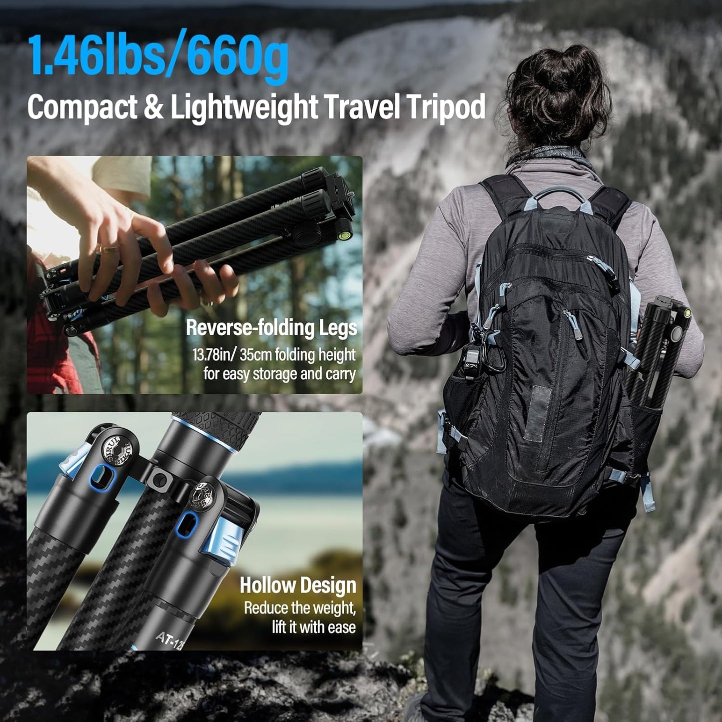 Sirui Traveler X-Ⅲ Carbon Fiber Tripod with Ball Head