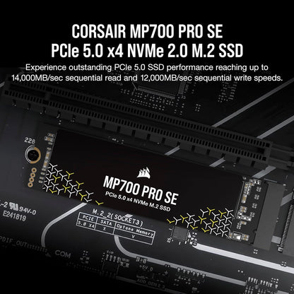 Corsair CSSD-F4000GBMP700PNHS MP700 PRO SE 4TB Gen5 NVMe SSD