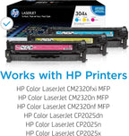 HP CF340A 304A Cyan Magenta Yellow Toner Cartridge 3-Pack