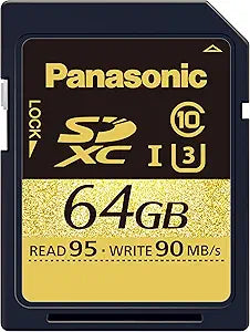 Panasonic RP-SDUD64GAK 64GB SD Card U3 4K