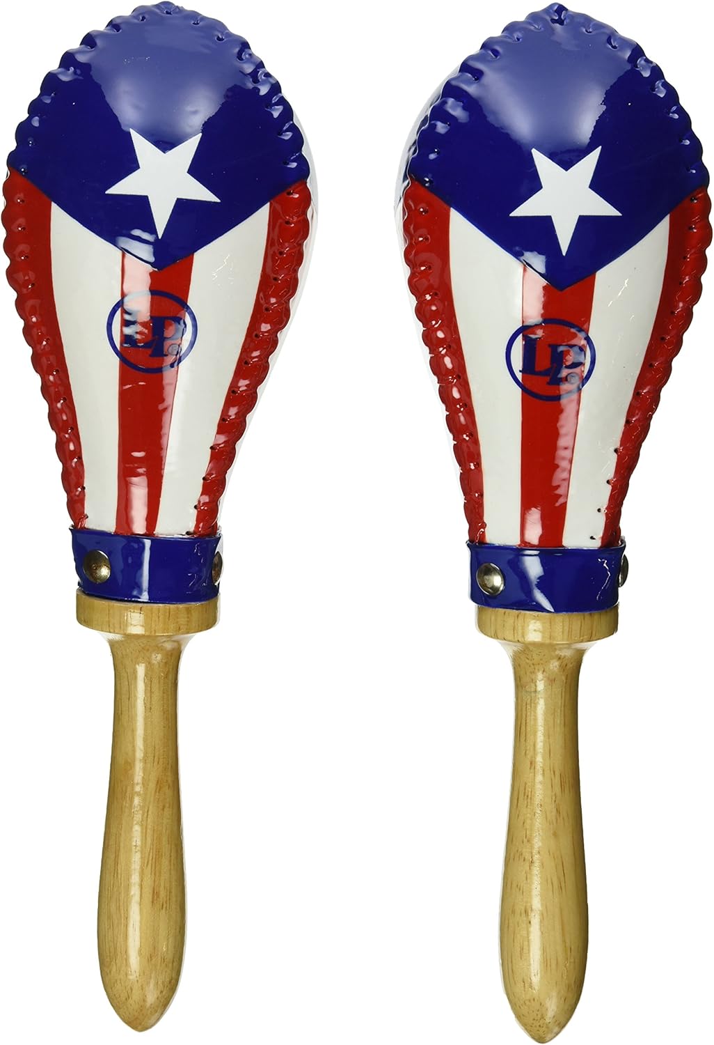 Latin Percussion LP393-PR Puerto Rican Flag Maracas Pair
