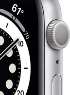 Apple Series 6 44mm GPS Silver Aluminum Renewed