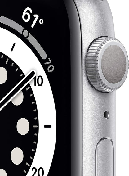 Apple Series 6 44mm GPS Silver Aluminum Renewed