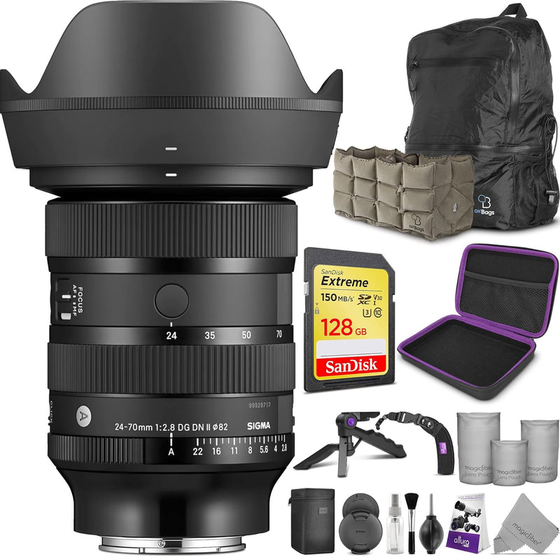 Sigma QM3100 24-70mm f/2.8 DG DN II Art Lens Sony E Mount Bundle — main product image