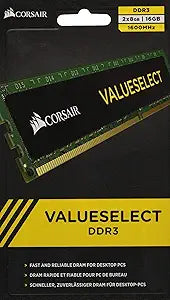 Corsair CMV16GX3M2A1600C11 16GB DDR3 1600MHz Desktop Memory