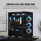 Corsair CC-9011280-WW iCUE Link 3500X RGB Mid-Tower Case