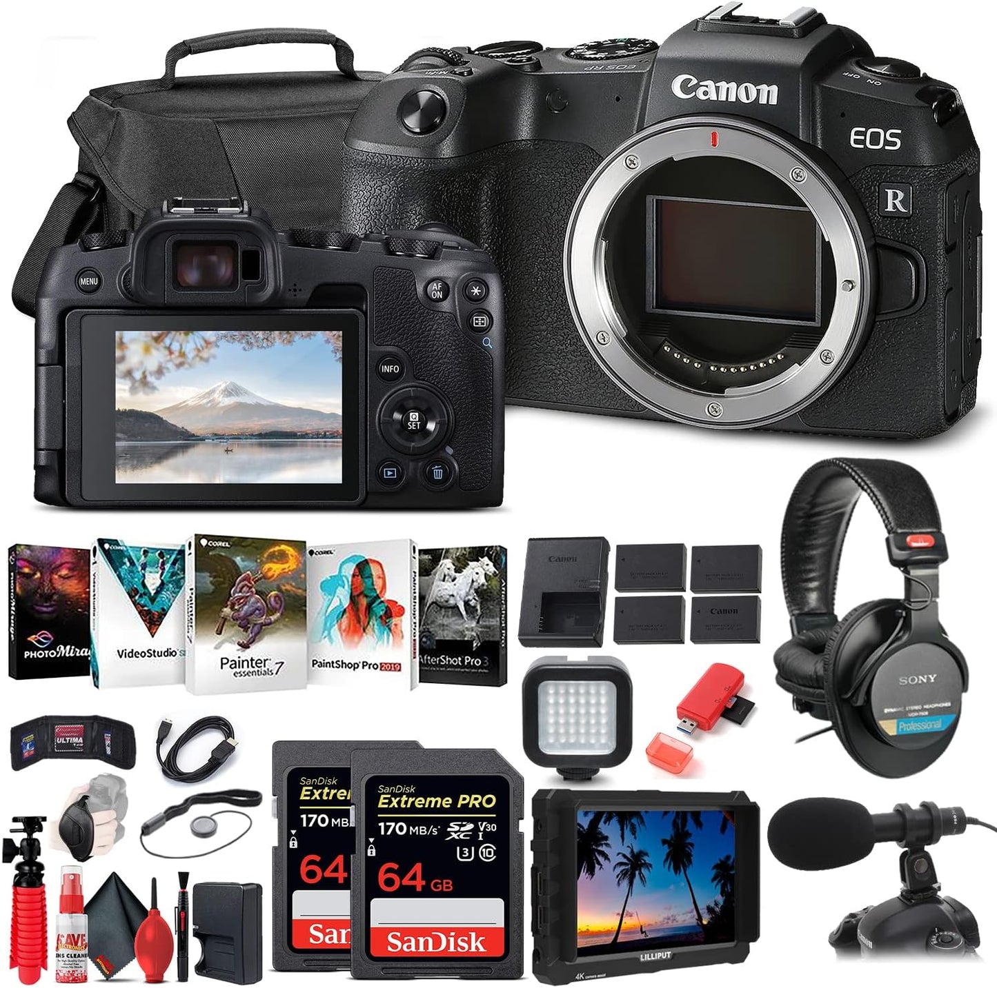 Canon 3380C002 EOS RP Mirrorless Camera Bundle Renewed