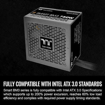 Thermaltake PS-SPD-0750MNFABU-3 750W ATX 3.0 Power Supply - PCIe 5.0