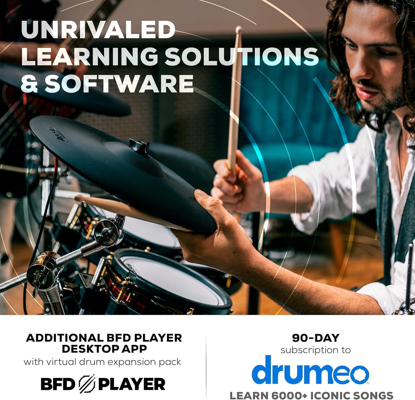 Alesis Strata Core Electric Drum Set Touchscreen Samples