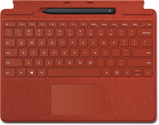 Microsoft 25O-00021 Surface Pro X Keyboard Poppy Red