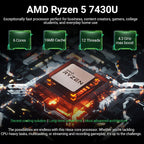 HP Essential 17 Laptop Ryzen 5 64GB 2.5TB SSD Win 11 Pro