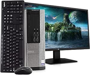 Dell 7020 Optiplex i5 Desktop PC w/ 24" Monitor (Renewed)