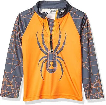 Spyder 196079 Boys' Mini Maze Zip T-Neck — main product image