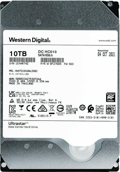 Hitachi HUH721010ALE601/CR WD Ultrastar 10TB Hard Drive (Renewed)