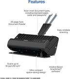 Epson B11B270201 WorkForce ES-C320W Wireless Document Scanner