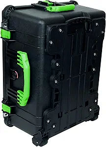 Pelican 1610 Black & Lime Case with Foam & Wheels — main product image