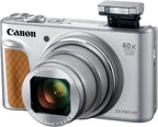Canon 2956C001 PowerShot SX740 Silver Digital Camera 40x Zoom (Renewed)