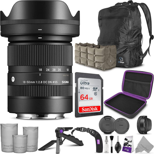 Sigma 18-50mm f/2.8 Sony E-Mount Lens Bundle