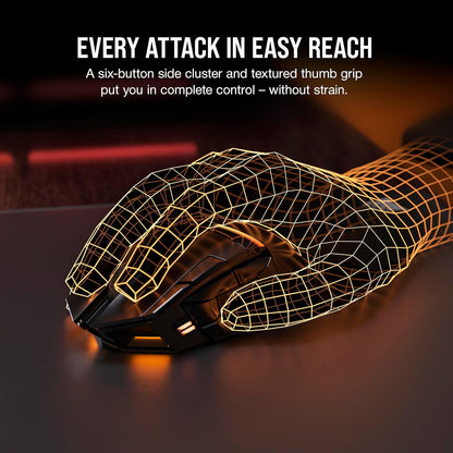 Corsair CH-931A011-NA DARKSTAR RGB Wireless MMO/MOBA Gaming Mouse