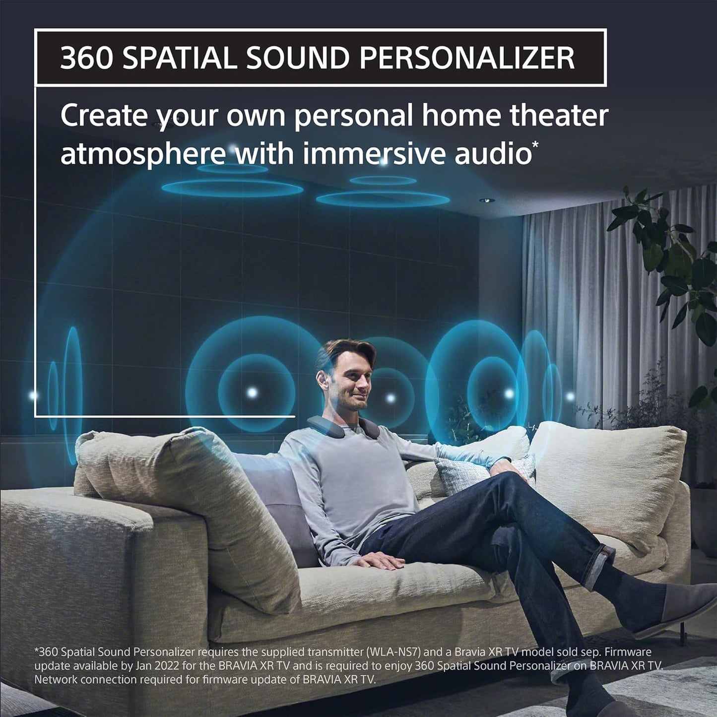 Sony X95J BRAVIA XR 65 Inch TV - 4K UHD Smart Google TV