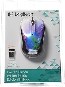Logitech 910-004165 M325 Wireless Mouse - Bubbly Design