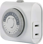 GE 44801 24-Hour Indoor Plug-In Outlet Timer 3-Pack