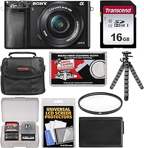 Sony K-81527-01 Alpha A6000 Camera with 16-50mm Lens Kit