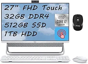 Dell Inspiron 27 7000 AIO Touchscreen Desktop Renewed