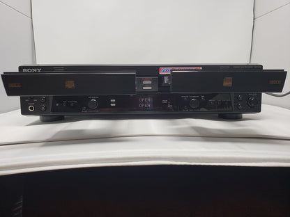 Sony RCD-W10 Dual CD Recorder Player Deck