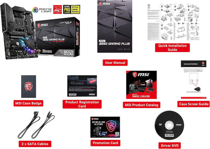 MSI MPG B550 Gaming Plus - AMD AM4 ATX Motherboard