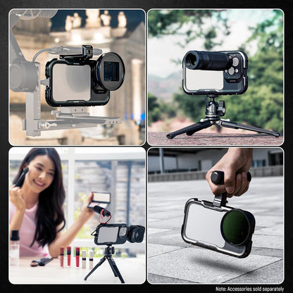 Neewer 10105105 iPhone 16 Pro Cage Quick Release Video Rig