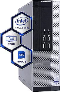 Dell 7020 Optiplex Desktop Intel i5 32GB 500GB SSD Windows 10 Pro