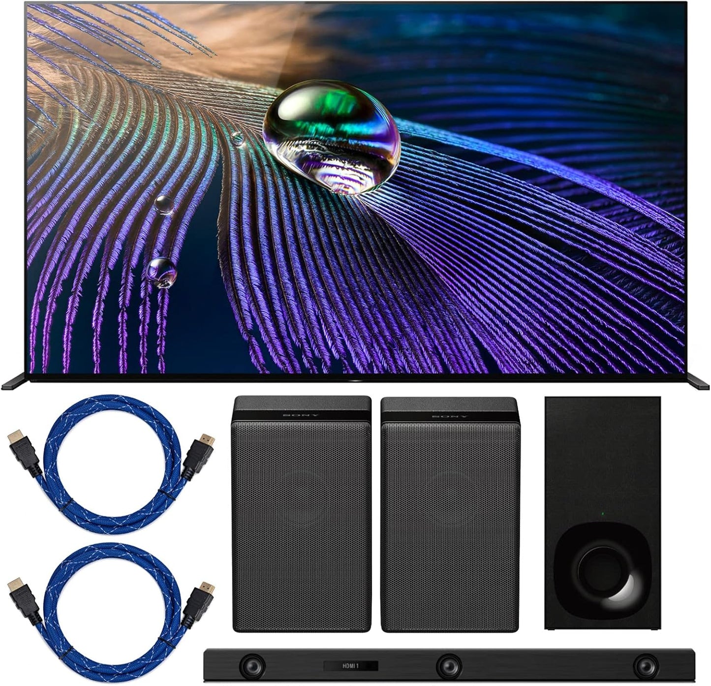 Sony BRAVIA XR XR-55A90J 55" OLED TV Soundbar Bundle