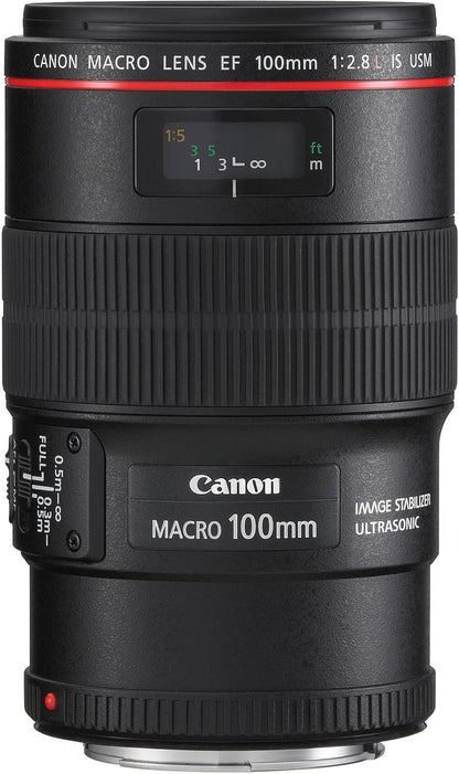 Canon 3554B002-cr EF 100mm f/2.8L IS USM Macro Lens (Renewed)