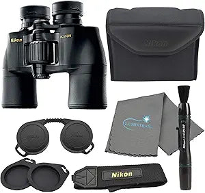 Nikon Aculon A211 10x42 Binoculars Bundle Lens Pen Cloth