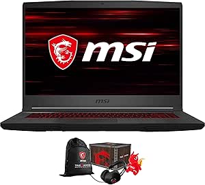 MSI GF63 Gaming Laptop: i5-10500H, RTX 3050, 16GB, SSD