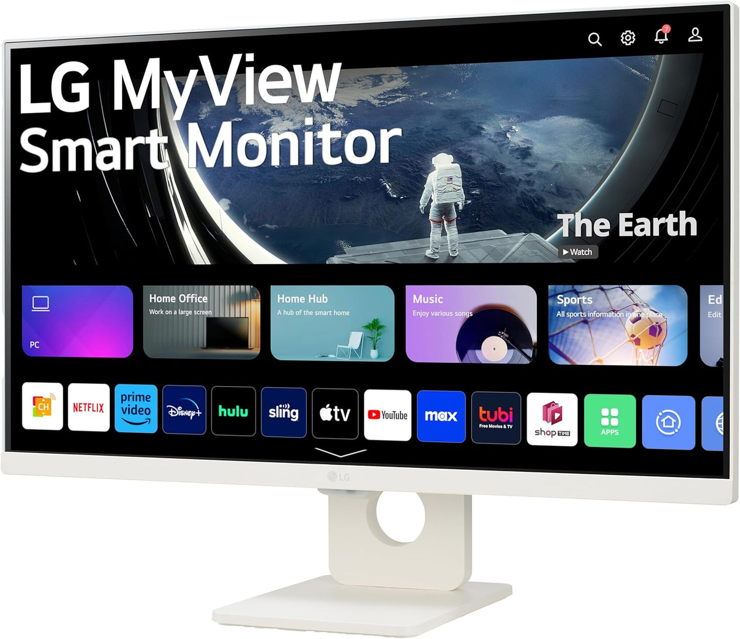LG 25SR50F-W MyView 25-Inch Smart Monitor