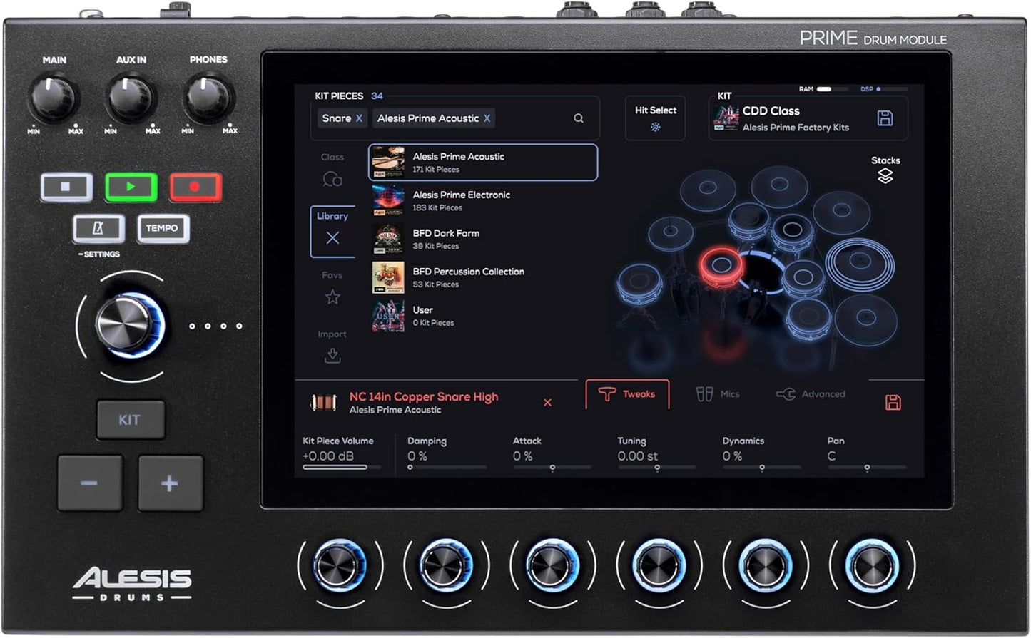 Alesis Strata Prime Electric Drum Set - Touch Screen 215,000 Samples