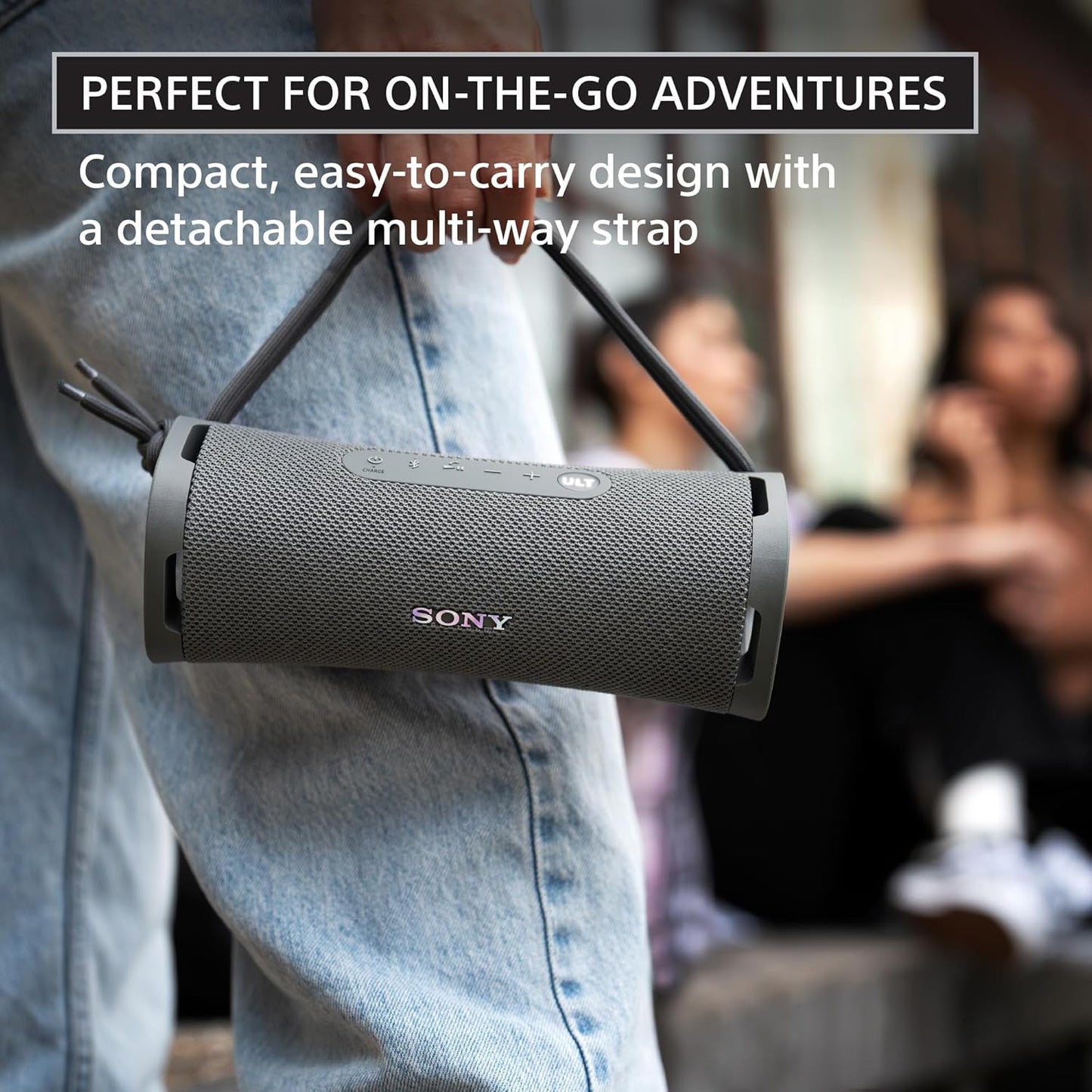 Sony SRSULT10B.UC ULT Field 1 Portable Waterproof Bluetooth Speaker