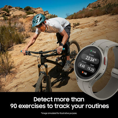 SAMSUNG Galaxy Watch 5 Pro 45mm Bluetooth Smartwatch Renewed