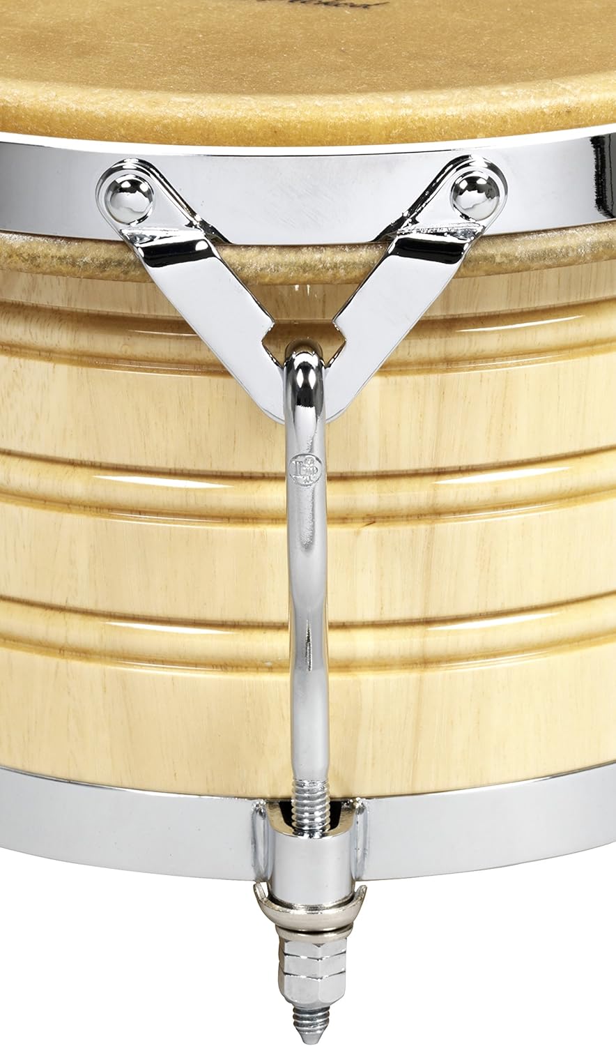 Latin Percussion LP201A-3 Bongo Drum Set Natural/Chrome